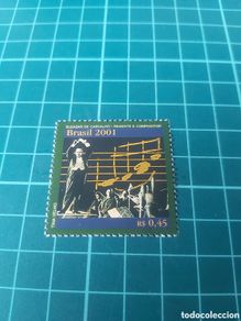 Briefmarken: Música orquesta carnavales 2001 Brasil serie completa nuevo yvert